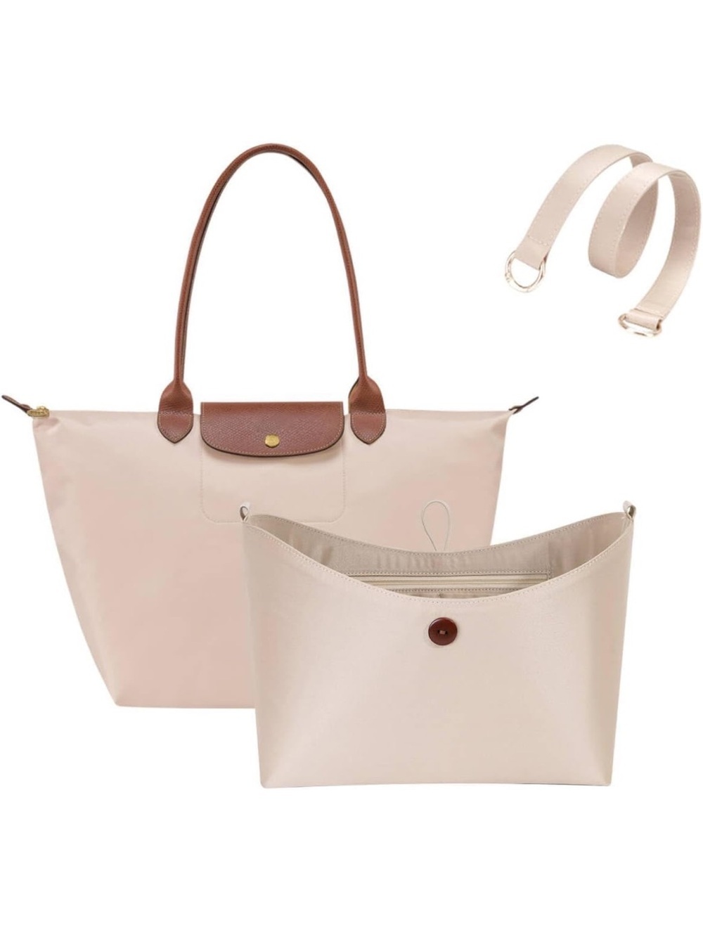 Purse Organizer Insert For Longchamp le pliage,Silky Touching LongChamp 1346/lb